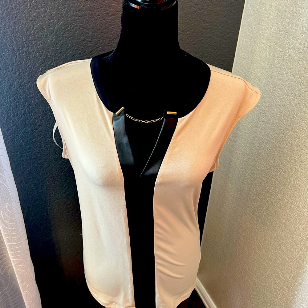 Calvin Klein sleeveless blouse